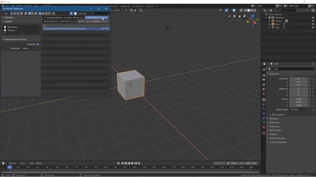 blender 2.8 Animation nodes Plugin Install Tutorial смотреть онлайн