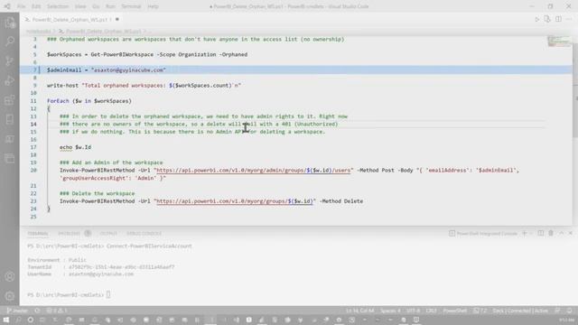 Dealing with orphaned Power BI workspaces смотреть онлайн