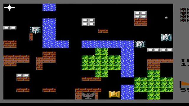 Battle City by Spirit of Thunder (Battle City Hack) (NES, 1985) Уровень 55 смотреть онлайн