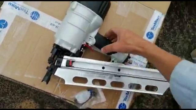 ОТЗЫВ на Pnevmoteh.ru и реечный гвоздезабивной пневмопистолет FROSP AF-9021