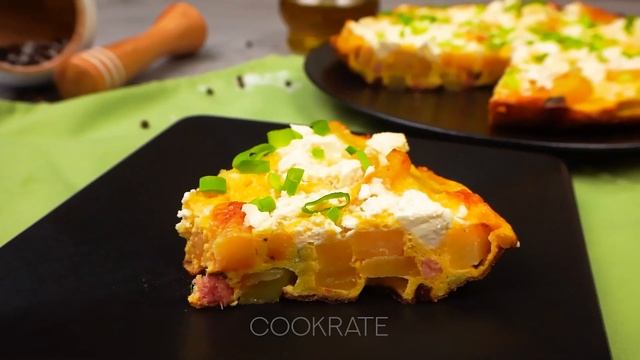 Если есть жареную картошку, то только такую - с беконом и яйцами! смотреть онлайн