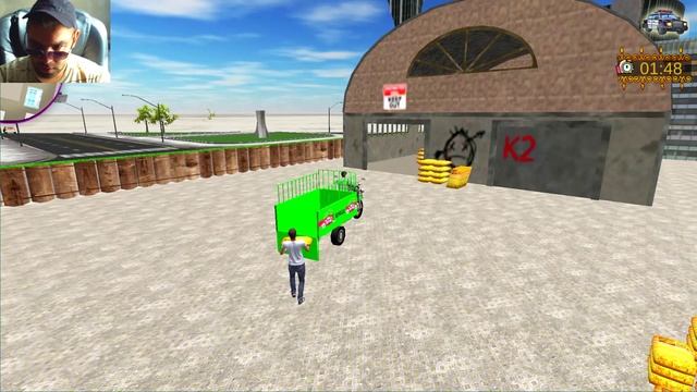 City Loader Rickshaw Driving - Cargo Tuk Tuk Auto Driver Simulator 3D | Android Gameplay смотреть онлайн