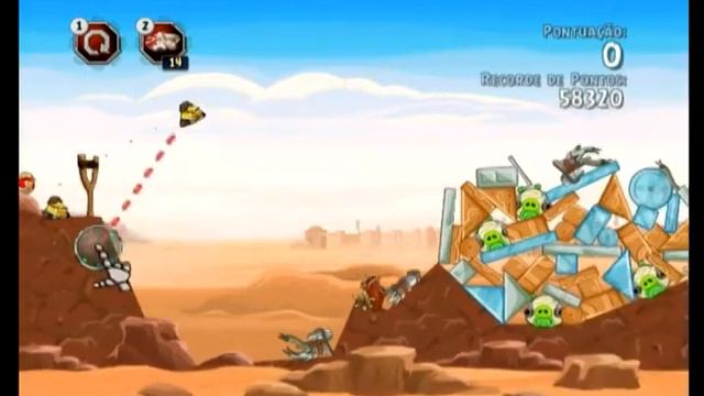 Part 2 Angry Birds Star Wars - Millennium Falcon смотреть онлайн