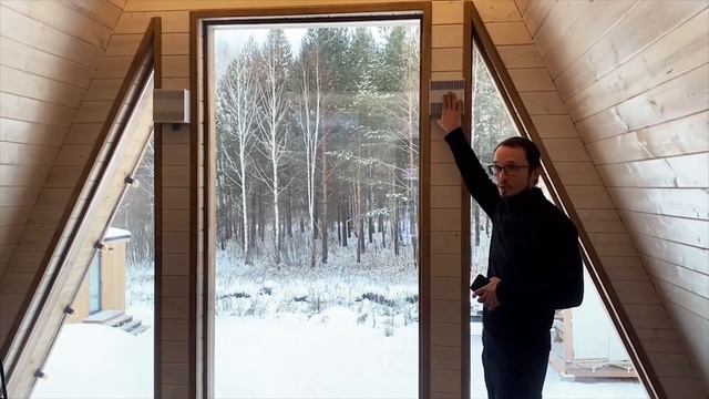 A-frame 6х6 и 7х9 по проектам от A_frame_Russian. Треугольные дома от базы Dacha_ekb. Дом шалаш смотреть онлайн