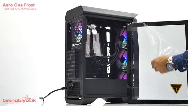 Aerocool Aero One Frost RGB Tempered Glass Gamer Case ! смотреть онлайн