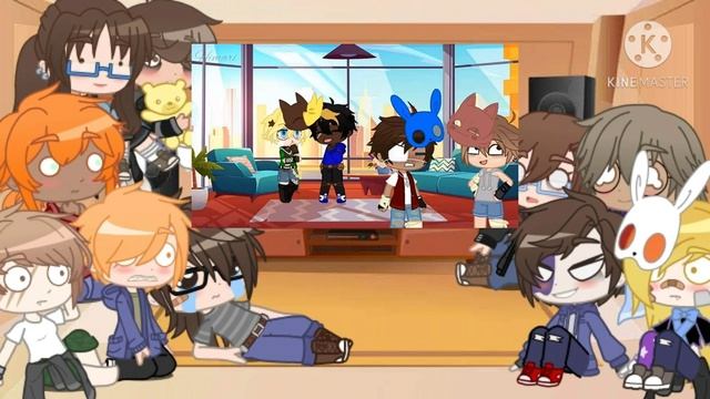 FNAF workers+ react to fnaf 4 bullies being idiots смотреть онлайн