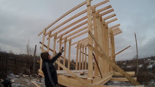 Каркас для минидома тинихауса П-рамник