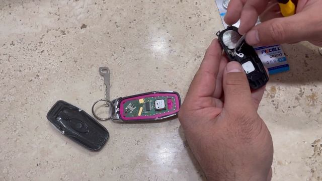 How to replace ford galaxy mondeo edge explorer proximity key fob battery смотреть онлайн