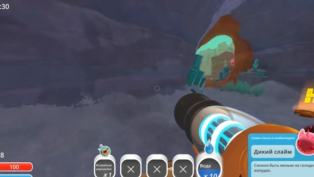 ВОТ Я РАСТЯПА! ПОТЕРЯЛА ВСЕ ПОДАРКИ! ЛОПАЕМ ОГРОМНЫХ СЛАЙМОВ В ИГРЕ SLIME RANCHER смотреть онлайн