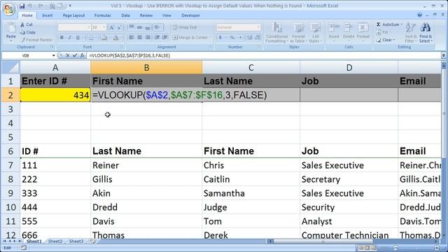 Excel Lookup/Search Tip 5 - Vlookup - Assign Values Instead of Errors to a Vlookup with IFERROR смотреть онлайн