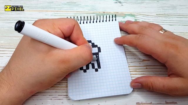 AMONG US •МИНИ - ИМПОСТЕР PIXEL ART - РИСУНКИ ПО КЛЕТОЧКАМ DRAW смотреть онлайн