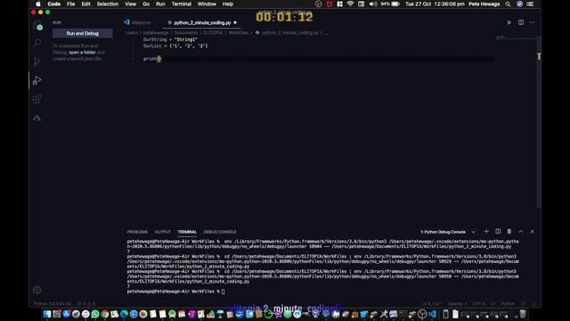 Elitopia - The Len Function - 2 minute coding ep16 смотреть онлайн