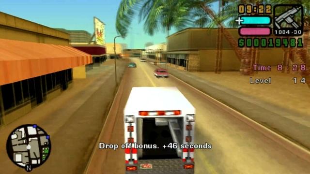 GTA VCS: 100% Walkthrough (PSP) - Paramedic смотреть онлайн