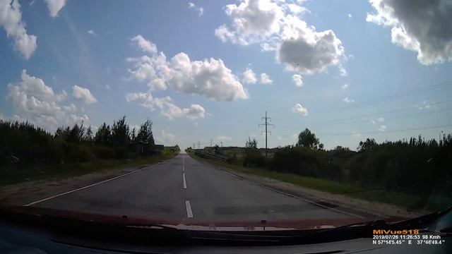 Из Твери в Углич на авто. Трасса Р-86. смотреть онлайн