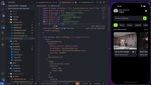 ? Fitness App UI - React Native - Speed Code смотреть онлайн