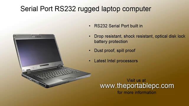 Built In RS232 serial port rugged laptop notebook computer смотреть онлайн