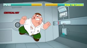 Peter vs Ernie the Chicken (Fight 4)...with healthbars