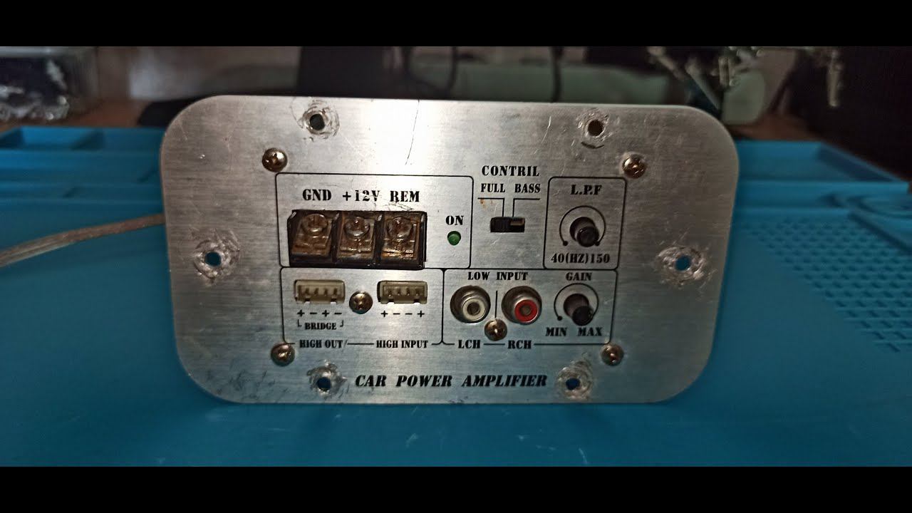 Не сложный ремонт Car Power Amplifier (автомобильный усилитель)