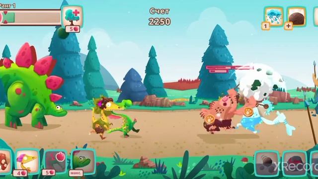 Снова Маке в игре Dino Bash 6