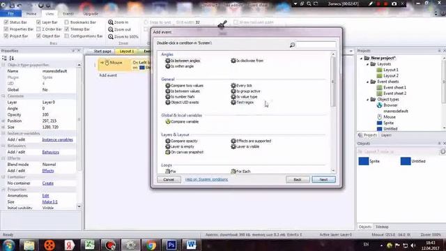 Как сделать кнопку играть и выход в Construct 2 смотреть онлайн