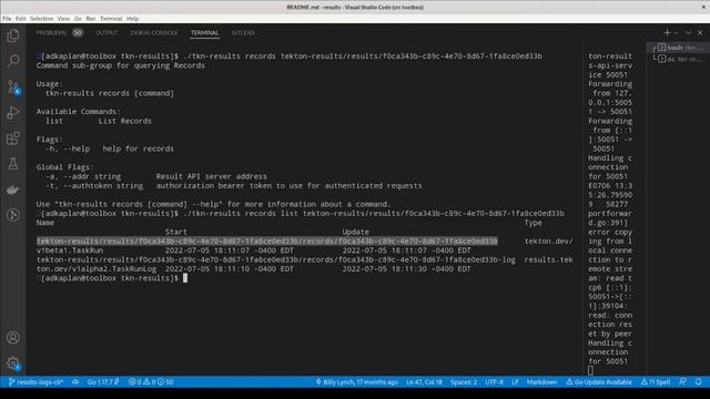 Proof of Concept: Tekton Results Logs смотреть онлайн