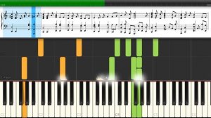 Гимн Российской Федерации (ноты и аккорды гимна России для игры на пианино самостоятельно легко)