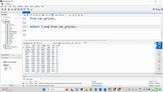 Windows Function | Aggregated Windows Function смотреть онлайн