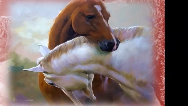 Песня "Два коня" на стихотворение С. Золотцева в исполнении автора музыки Людмилы Гладковской смотреть онлайн