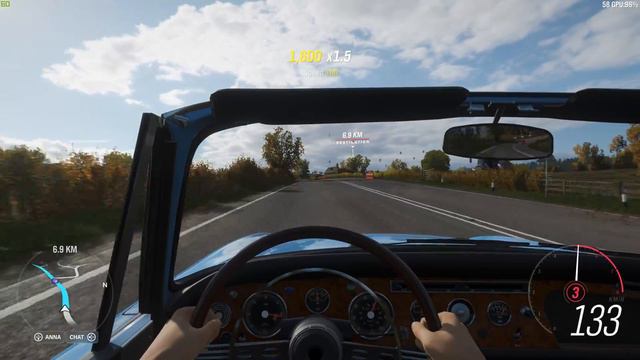 Forza Horizon 4 - 1967 Sunbeam Tiger - Car Show Speed Jump Crash Test . 1440p 60fps. смотреть онлайн