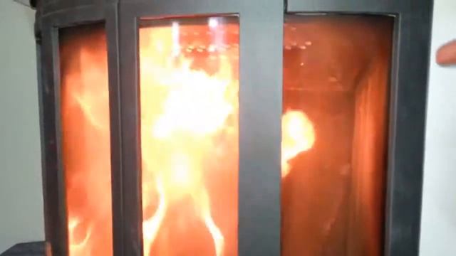 Камин Nordpeis Gelio горение смотреть онлайн