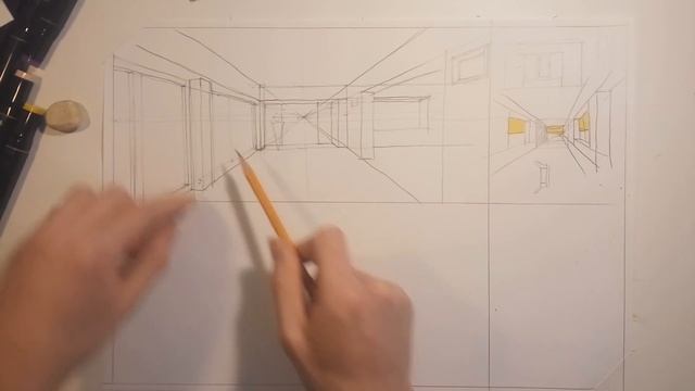 Как научиться рисовать интерьер? Урок 2