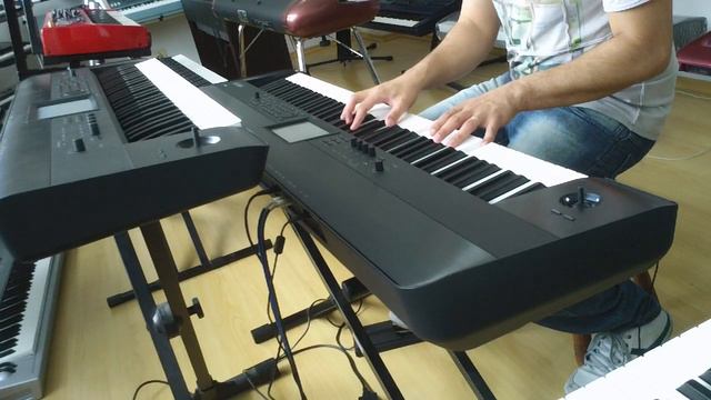 KORG KROME 88 , PIANOS DEMO , NA CLASSIC KEYBOARDS смотреть онлайн