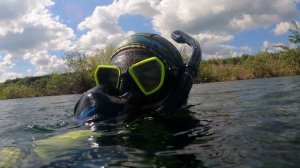 Первый Раз На Подводной Охоте, С Чего Начать! Встретили Огромного Сазана! Обучение - Подводная Охот