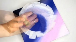 Космос/Живопись /Рисуем ГУБКОЙ просто ?