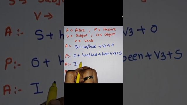 Active - Passive Voice Present Perfect Tense #education #trending #grammar #active #passive # short смотреть онлайн
