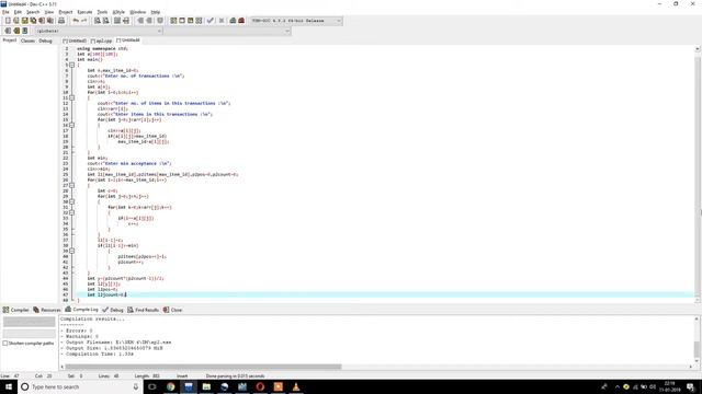 APRIORI ALGORITHM IN C++ - PART 4 | DATA MINING AND WAREHOUSING смотреть онлайн