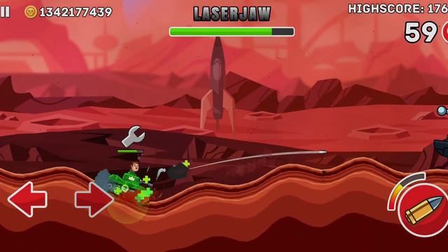 Hills Of Steel: Max JOKER Tank Game Play In MARS INVADER
