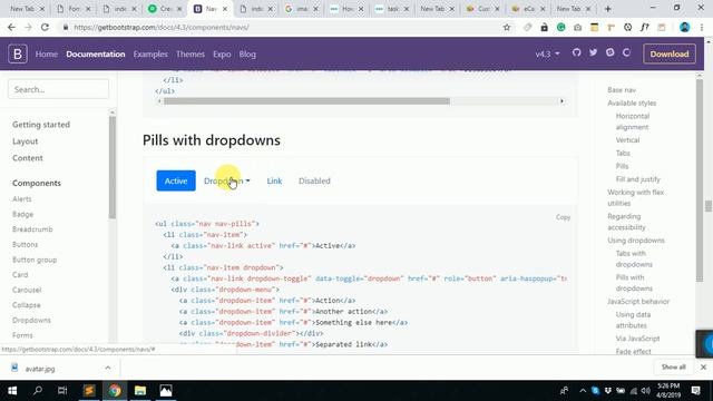 Bootstrap (Modal NavTabs Navbar) #22 смотреть онлайн