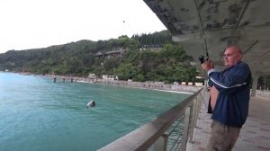 Морская Рыбалка в Абхазии.Старая Гагра. Июнь 2023 г.