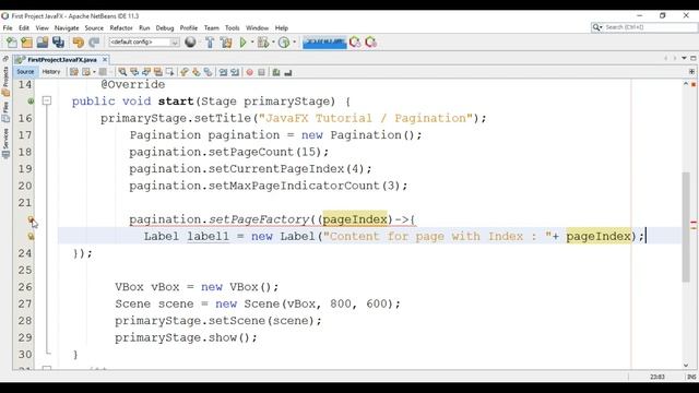 JavaFX Tutorial 25 - Pagination Java GUI смотреть онлайн