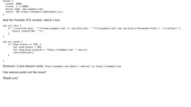 Redirect HTTP to HTTPS using Varnish 4.1 смотреть онлайн