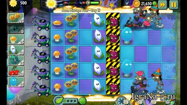 Neon Mixtape Tour day 15 - Plants vs Zombies 2 (Прохождение) смотреть онлайн