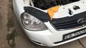 ГОРИТ ЧЕК НА ПРИОРЕ , Устранение ошибок , замена датчика фаз , чистка дроссельной заслонки !!!