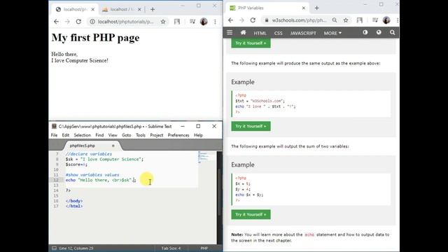 Learn From Basics-PHP-(Source from w3schools.com)-Sk Tingkatan 5 #php#coding#learnfrombasics смотреть онлайн