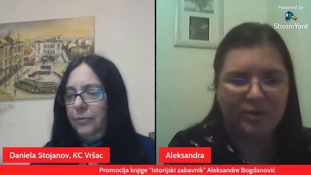 Promocija knjige "Istorijski zabavnik" Aleksandre Bogdanović смотреть онлайн
