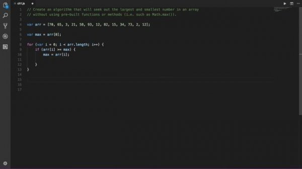 Coding Puzzle #1 - Find Max & Min Numbers in Array