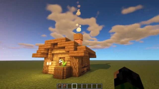 Minecraft: Simple Starter House Tutorial (How to Build) смотреть онлайн