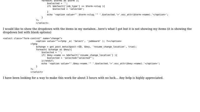 Wordpress: metabox select - frontend display смотреть онлайн