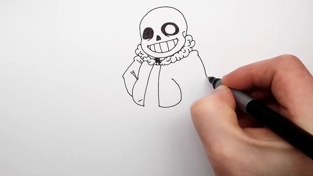 How to Draw Sans from Undertale - Como Dibujar a Sans - Как Нарисовать Санса смотреть онлайн
