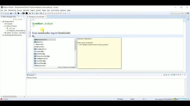 01. How to download profile-pic of any Instagram user using Python in 2 Lines || Study Material смотреть онлайн